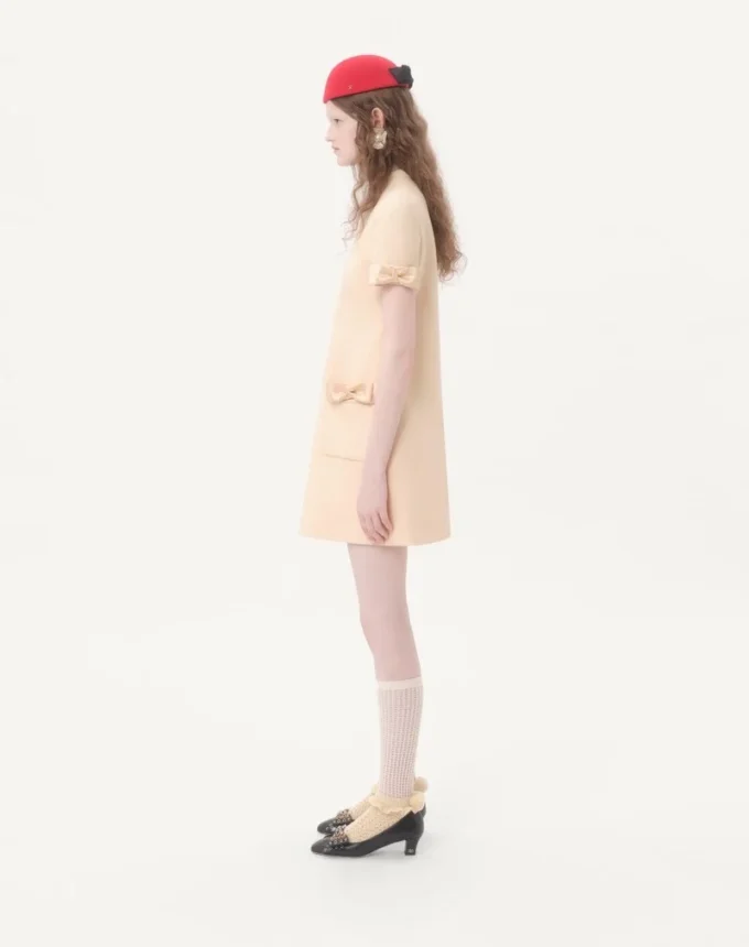 Rochie scurtă din crep couture Rochie scurtă din crep couture