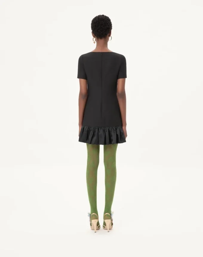 Rochie scurtă din crep couture Rochie scurtă din crep couture