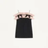 Rochie scurtă din crep couture Rochie scurtă din crep couture