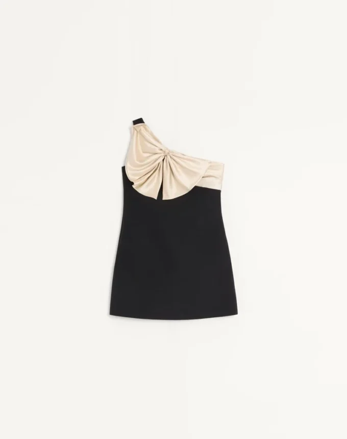 Rochie scurtă din crep couture Rochie scurtă din crep couture