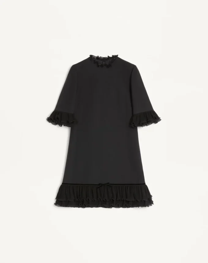 Rochie scurtă din crep couture Rochie scurtă din crep couture