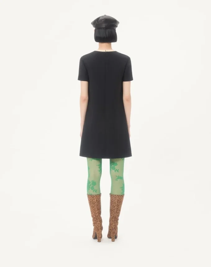 Rochie scurtă din crep couture Rochie scurtă din crep couture