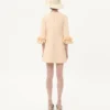 Rochie scurtă din crep couture