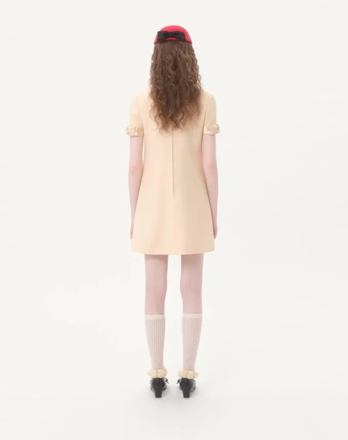 Rochie scurtă din crep couture Rochie scurtă din crep couture