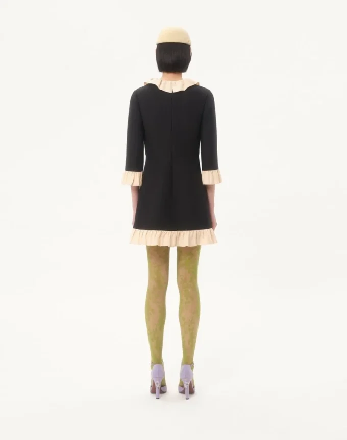 Rochie scurtă din crep couture Rochie scurtă din crep couture