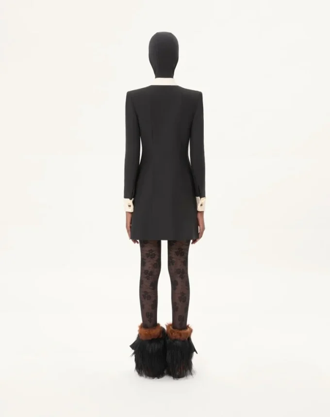 Rochie scurtă din crep couture Rochie scurtă din crep couture