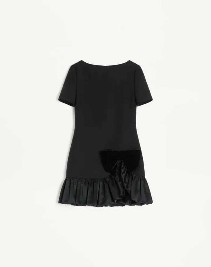 Rochie scurtă din crep couture Rochie scurtă din crep couture