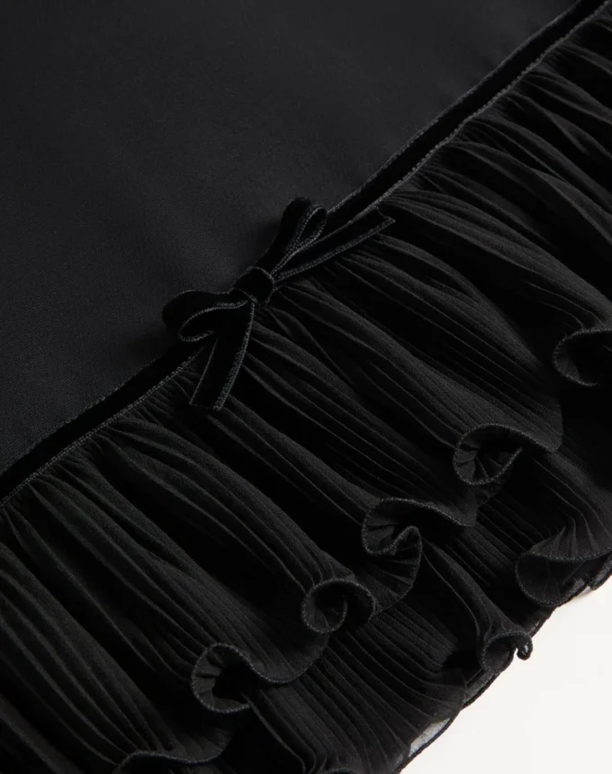 Rochie scurtă din crep couture Rochie scurtă din crep couture