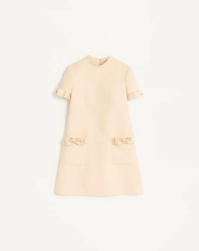Rochie scurtă din crep couture Rochie scurtă din crep couture