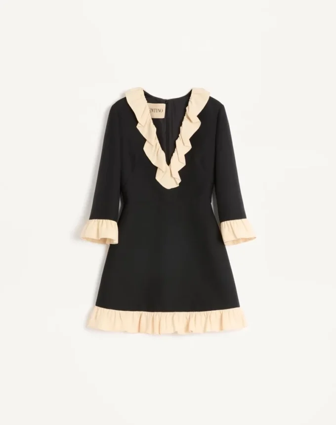 Rochie scurtă din crep couture Rochie scurtă din crep couture