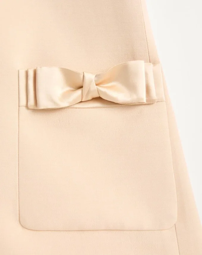 Rochie scurtă din crep couture Rochie scurtă din crep couture