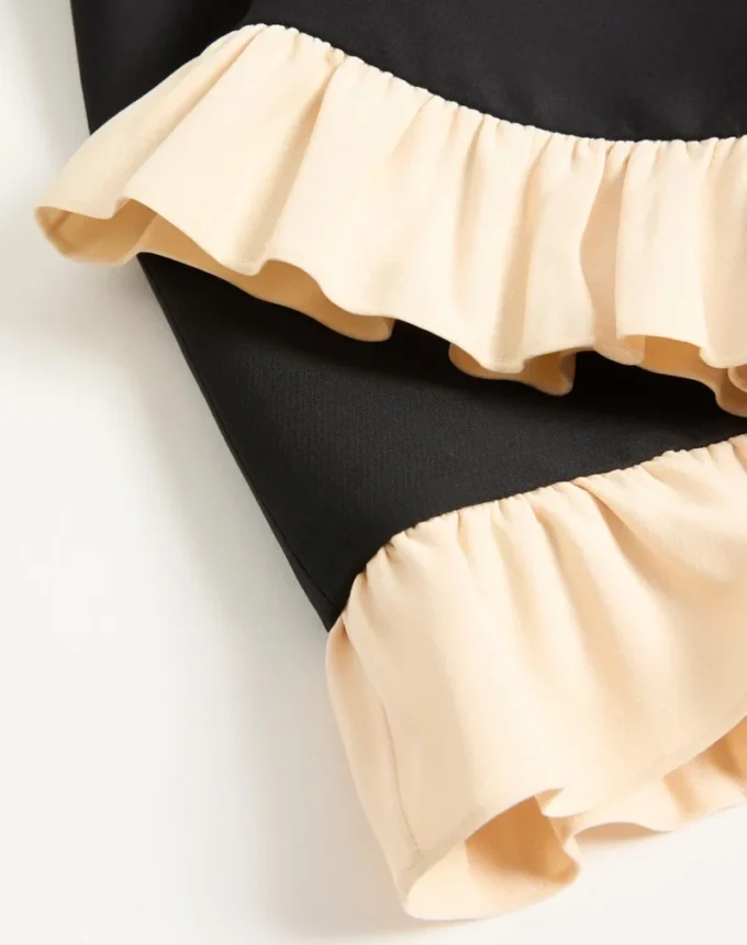 Rochie scurtă din crep couture Rochie scurtă din crep couture