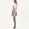 Rochie scurtă din crep couture cu imprimeu animalier Rochie scurtă din crep couture cu imprimeu animalier