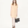 Rochie scurtă din lână cretă Rochie scurtă din lână cretă