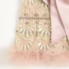 Rochie scurtă din tul brodat Illusione Rochie scurtă din tul brodat Illusione