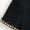 Rochie scurtă din tweed Canestrello brodat Rochie scurtă din tweed Canestrello brodat
