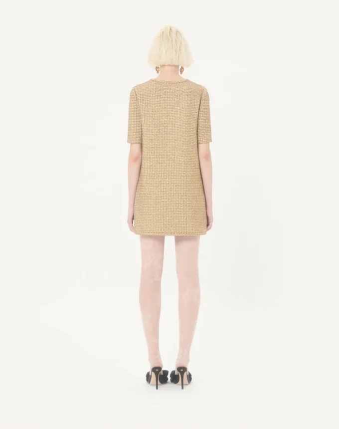 Rochie scurtă din tweed Canestrello Lurex Rochie scurtă din tweed Canestrello Lurex