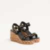 ROCKSTUD WEDGE DIN PIELE DE VIȚEL 100 MM ROCKSTUD WEDGE DIN PIELE DE VIȚEL 100 MM