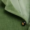 Sacou din catifea de bumbac și in spălat, cu guler mandarin