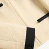 Sacou din lână tweed simplu Sacou din lână tweed simplu