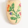Sandale Bribri din rafie cu broderie florală Sandale Bribri din rafie cu broderie florală