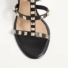 Sandale cu barete Rockstud 90 mm