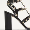 Sandale cu barete Rockstud 90 mm