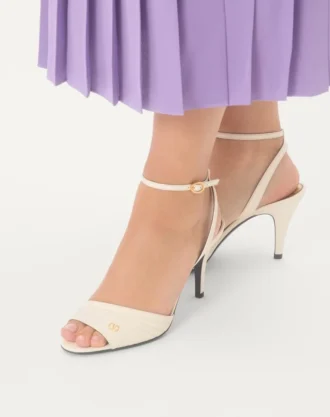 Sandale Ladycrush din piele de capră 85 mm