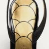 Sandale Ladycrush din piele lăcuită cu cristale 85 mm Sandale Ladycrush din piele lăcuită cu cristale 85 mm