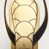 Sandale Ladycrush din piele nappa laminată cu cristale 85 mm Sandale Ladycrush din piele nappa laminată cu cristale 85 mm