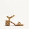 Sandale Nellcôte din piele crusta 60 mm Sandale Nellcôte din piele crusta 60 mm