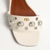 Sandale Nellcôte din piele de vițel granulată 60 mm Sandale Nellcôte din piele de vițel granulată 60 mm