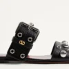 Sandale Nellcôte Slide din piele de vițel granulată Sandale Nellcôte Slide din piele de vițel granulată