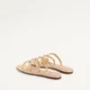 Sandale Rockstud din piele nappa laminată