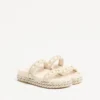Sandale Rockstud Slide din piele de vițel 20 mm