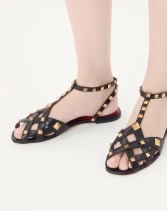 Sandale Studdy din piele de ied Sandale Studdy din piele de ied
