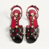 Sandale Studdy din piele de ied