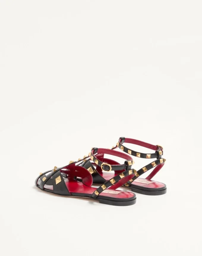 Sandale Studdy din piele de ied