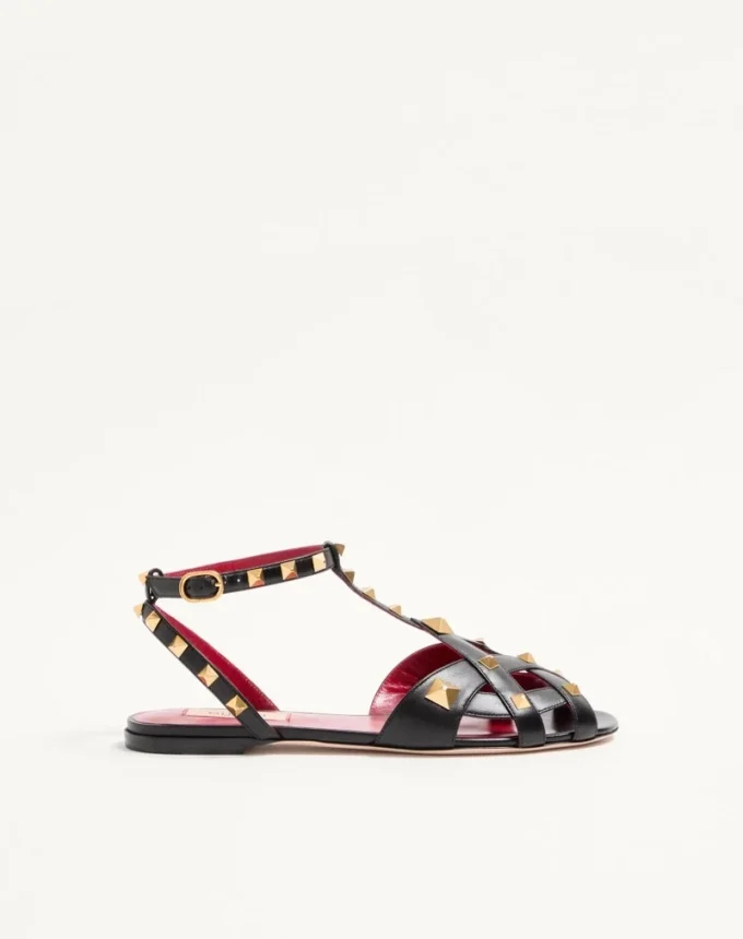 Sandale Studdy din piele de ied