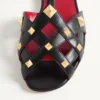 Sandale Studdy din piele de ied