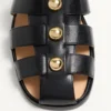 Sandale Studshield Fisherman din piele de vițel
