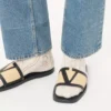 Sandale Viva Superstar Slide din piele nappa