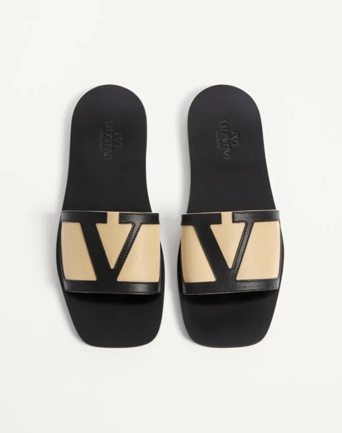 Sandale Viva Superstar Slide din piele nappa