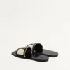 Sandale Viva Superstar Slide din piele nappa
