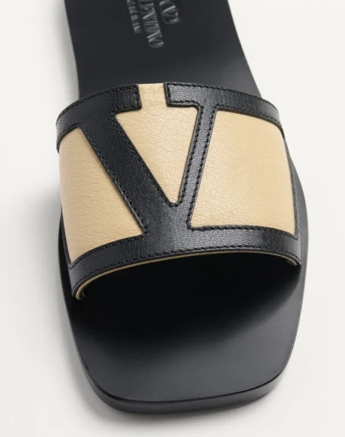 Sandale Viva Superstar Slide din piele nappa