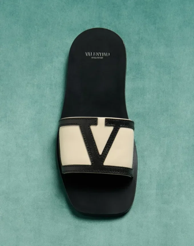 Sandale Viva Superstar Slide din piele nappa