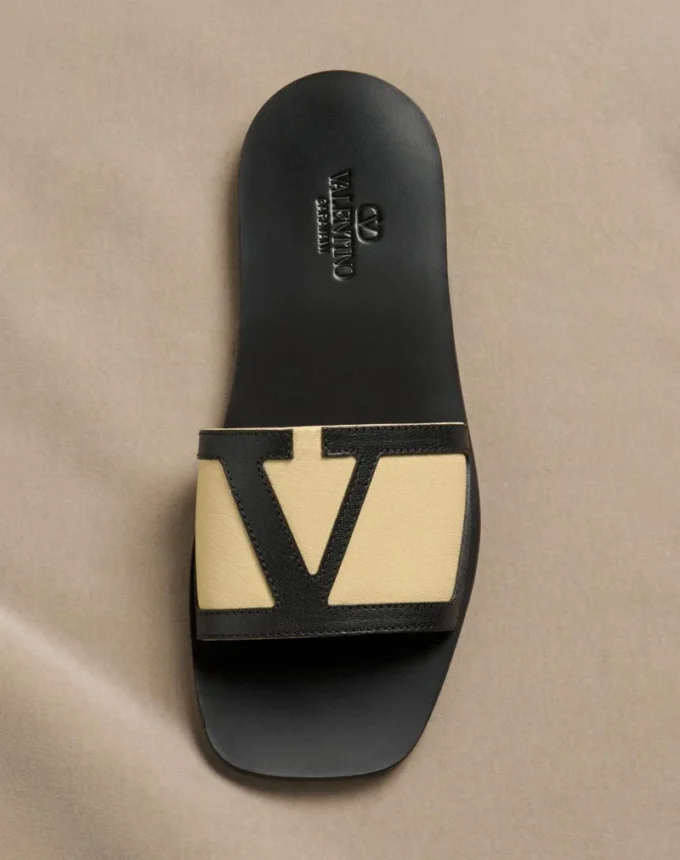Sandale Viva Superstar Slide din piele nappa