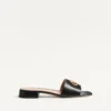 Sandale Vlogo Signature din piele de vițel, 20 mm