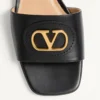 Sandale Vlogo Signature din piele de vițel, 20 mm