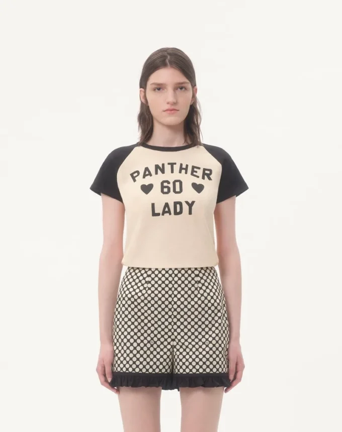 Tricou din bumbac cu imprimeu Chez Valentino